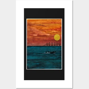 Lake Maracaibo Sunset Posters and Art